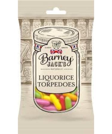 Barney Jacks Liquorice Torpedoes 145g bag