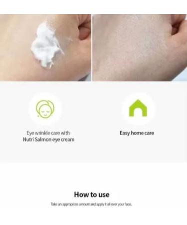 Lebelage Nutri Salmon Eye Cream 2-Pack 40ml - Wrinkle Care & Skin Nourishing - Buy Online on GoSupps.com