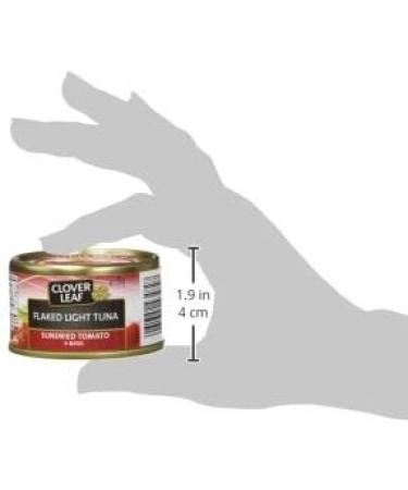 Clover Leaf Flaked Light Tuna Sundried Tomato & Basil - 85g 24 Count - Canned Tuna - Flavoured Tuna - Skipjack Light Tuna Very High In Protein - 16g Of Protein Per 85g Serving Low Saturated Fats Tomato Basil 85 g (Pack of 24) - Buy Online on GoSupps.com