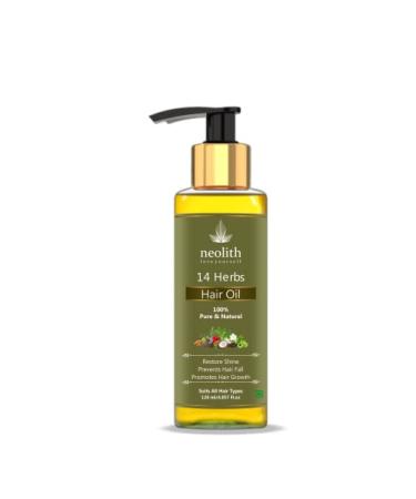Neolith 14 Herbs Scalp and Hair oil for Hair Fall Control Scalp nourishment Hair regrowth || 100 ML