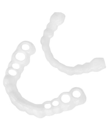False Teeth Smile Serrated Denture Teeth Fits Fake Tooth Cover Practical Teeth Whitening Tool