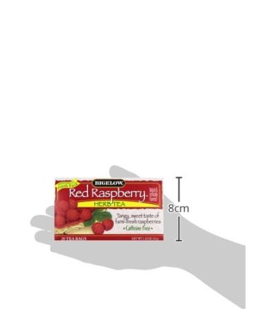 Bigelow Red Raspberry Tea - 20 Counts | Delicious Herbal Blend - Buy Online on GoSupps.com