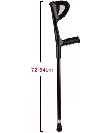 Forearm Crutches Adjustable Walking Stick Crutch Elbow Telescopic Elbow Walking Stick Aluminum Cane Height Adjustable Suitable for Rehabilitation 72-94 Cm Crutch Lightweight Arm Crutch Journey - Buy Online on GoSupps.com