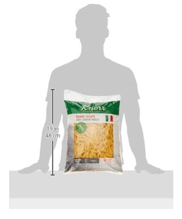 Knorr Penne Rigate Tube Pasta - 3kg Bulk Pack | Premium Quality Pasta for International Shipping - Buy Online on GoSupps.com