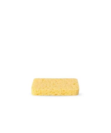 Compressed Wood Pulp Cotton Scouring Pads in Bags for Kitchen Cleaning without Grease Sponge Yellow (1 Cm Thick Bag) Wood pulp cotton (color bag)