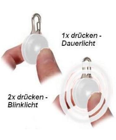 Buy LED Light Trailers for Dogs & Cats - White Luminaire Band Dog Collars - One Size Fits All - Buy Online on GoSupps.com