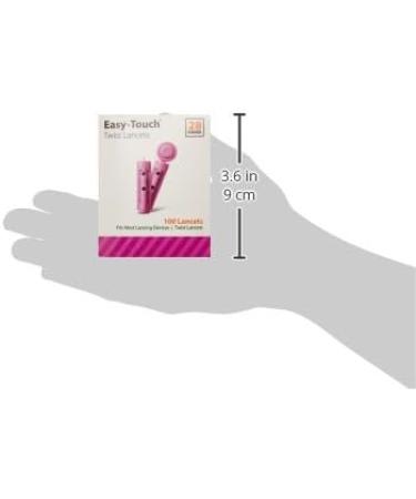 EasyTouch Twist Lancets - 28 G (100 Count) | Buy Lancets Online - Buy Online on GoSupps.com