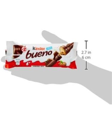 Kinder 1 Box of 30 Bueno Kinder Units with 2 Sticks Each - 43g x 30 - Buy Online on GoSupps.com