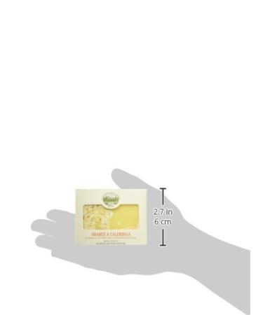 Orange Calendula Oil Soap (4oz) - Handmade Bar with Orange Yuzu, Essential Oils, and Flower Petals - Organic & All-Natural | Falls River Soap Co - Buy Online on GoSupps.com