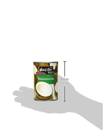 Exotic Food Coconut Cream - 400ml | Rich 22% Fat Content | Premium Quality for Cooking & Baking - Buy Online on GoSupps.com