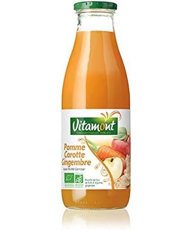 Vitamont - Apple Carrot and Ginger Juice 75Cl - Sold per unit - Buy Online on GoSupps.com