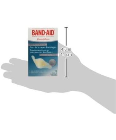 Band-Aid Hydrocolloid All Purpose Bandages Waterproof Adhesive Hydro Seal 10 Bandages One Size - Buy Online on GoSupps.com