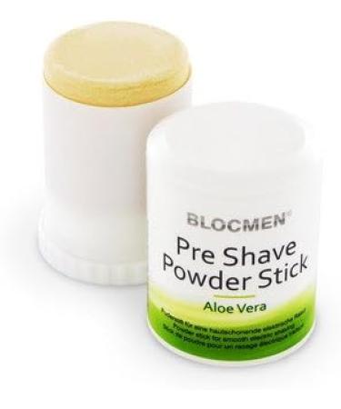 BLOCMEN Aloe Vera Pre Shave Powder Stick 60g - Soothing Shave Prep for Smooth Skin | Buy Internationally - Buy Online on GoSupps.com