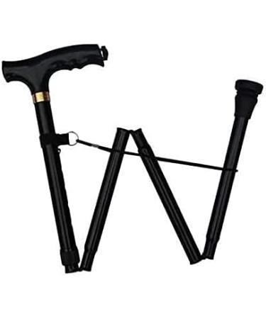 Crutches for Adults Adjustable Folding Walking Stick with Lightweight Travel Safe Portable Non-Slip Lightweight Aluminum Alloy Crutch Family (Black A) Warm as Ever - Buy Online on GoSupps.com