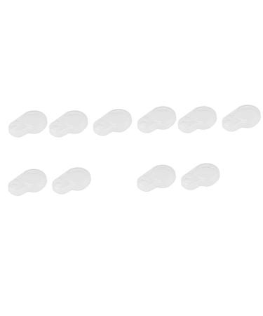 Josenidny Silicone Cover for Finger Waterproof Transparent Protection Cap for Scooter Instrument 10 Pieces