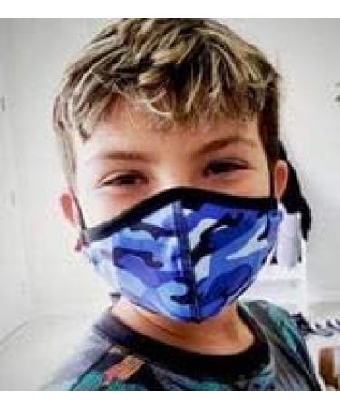 Top Trenz Kids Face Wrap Mask - Reusable Fashion Cloth for Ages 3-7 | Small Green Camo - Buy Online on GoSupps.com