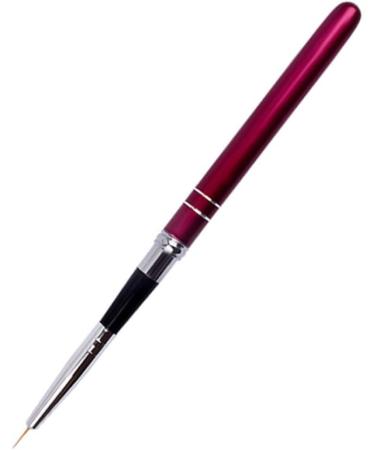 minkissy Small Travel Set Dotting Painting Pen Nail Stripping Brush Nail Art Liner Brush Stripers Manicure Nail Drawing Pen medium Red - Buy Online on GoSupps.com