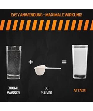 Body Attack Arginine Zero 500g - 100% Pure L-Arginine Powder | 5000mg High-Dose | Vegan Supplement for Athletes | Made in Germany - Buy Online on GoSupps.com