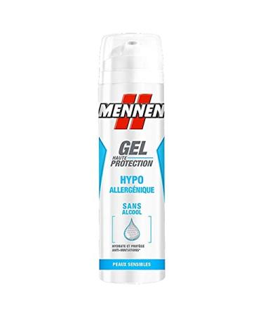 Mennen High Protection Hypo-Allergenic Gel Alcohol-Free for Sensitive Skin 200 ml (Pack of 4)