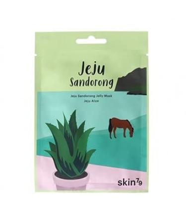 SKIN79 Jeju Aloe Vera Gel Sheet Mask Jeju Sandorong Jelly Mask 33 ml soothing skin mask for all skin types