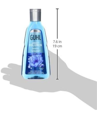 Guhl Long-lasting volume shampoo - 250 ml - Blue Lotus - Gives powerful volume - Fine lifeless hair - Buy Online on GoSupps.com