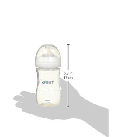 Philips AVENT Natural Baby Bottle Clear 9oz 2pk SCF013/27 | Set of 2 Bottles - 9oz Capacity - Buy Online on GoSupps.com