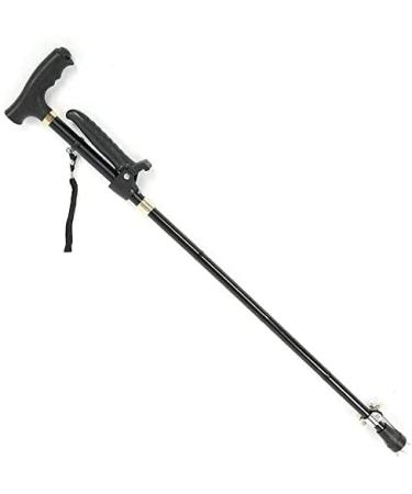 Canes Walking Stick Aluminum Alloy Folding Cane Crutch with Light for Elderly Climbing Safehappy
