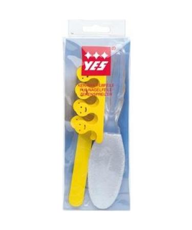Gift set ceramic foot file + toe separator + toenail file 1 pc.