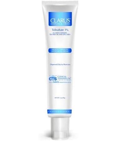 Clarus Antifungal Cream 3 Oz - Medical Strength Footcare Solution - Buy Online on GoSupps.com