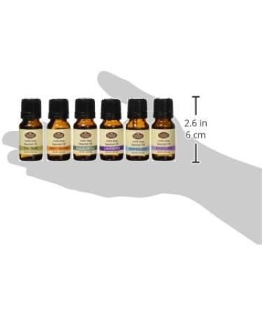 Basic Set 6-10ml 100% Pure Essential Oil (Eucalyptus Lavender Peppermint Rosemary Sweet Orange and Tea Tree) - Buy Online on GoSupps.com