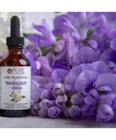 Pure Inventions Tranquility Vanilla Water Infusion Drops - Chamomile Flavored with No Sugar or Calories - 60 Servings - Buy Online on GoSupps.com