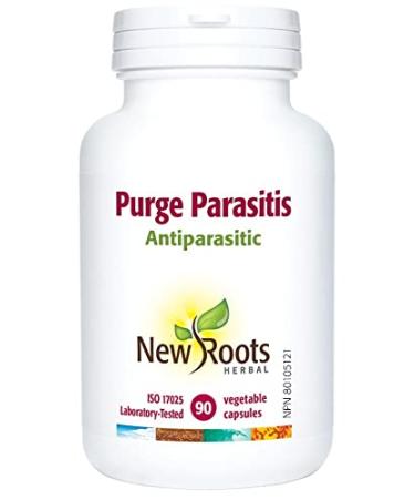 New Roots Herbal Purge Parasitis Capsules 90 Veg Caps for Adults - Comprehensive Parasite Cleanse with Wormwood Black Walnut Hull - Digestive & Antiparasitic Support Supplement - 1 Bottle 90 Count (Pack of 1)