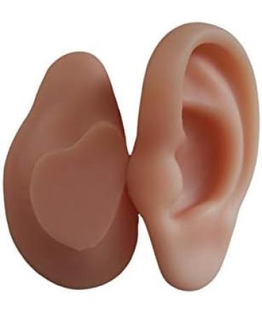Silicone Ear Models Soft Silicone Artificial Ear Model for Ear Picking Practice Used for Acupuncture Practice Training Headset Display Props(1 Pair) - Buy Online on GoSupps.com