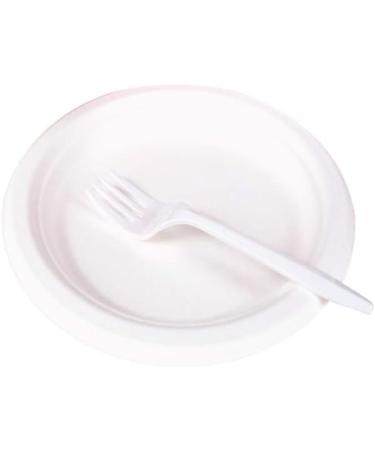 300 PCS Disposable Plastic Utensils 6.3In Plastic Forks Heavyweight Disposable Clear Forks Disposable Plastic Cutlery for Dinners Buffets Take-Out Catering Food Services(White) 300 PCS Plastic Forks - Buy Online on GoSupps.com
