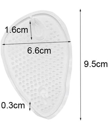 Buy Transparent Gel Toe Sandals & Forefoot Pads - Slipproof Flip-Flop Inserts for Ultimate Toe Protection - International Shipping Available - Buy Online on GoSupps.com
