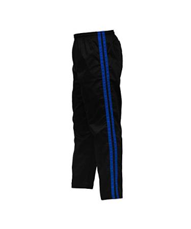 Ultimate - Martial Arts Striped Karate Pants Cotton & Polyester Blended - Kids Adults Unisex Blue 5