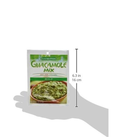 Concord Foods Mild Guacamole Dip Mix - Pack of 4, 1.1 oz Packets - Buy Online on GoSupps.com