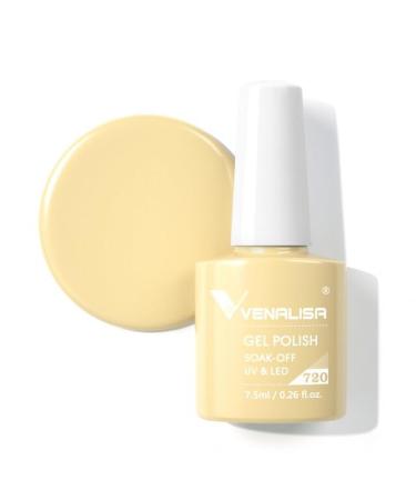 VIP4 7.5ml Gel Nail Polish Hema Free Full Coverage Beautiful Semi Permanent Soak Off UV LED Gel Nail Polish Gel Lacquer - (Color: 720)