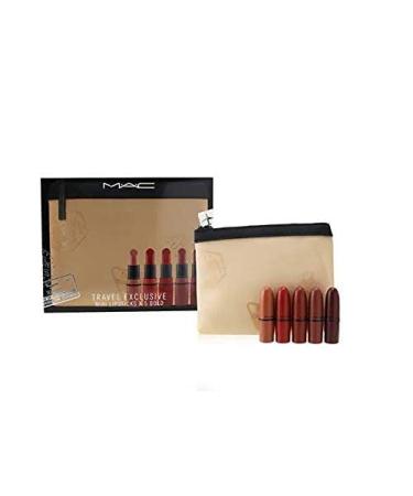 MAC Mini Lipsticks Set of 5 - Bold Shades | Long-Lasting Formula - Buy Online on GoSupps.com