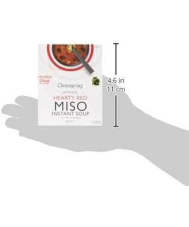 Clearspring Hearty Red Instant Miso Soup with Sea Vegetable 40g - Buy Online on GoSupps.com