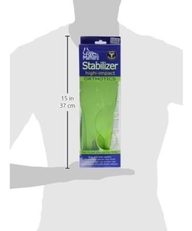 FootMatters Stabilizer Orthotic Insoles for Arch Support | Metatarsal & Heel Cradle | Large | FSA/HSA Eligible - International Shipping Available - Buy Online on GoSupps.com