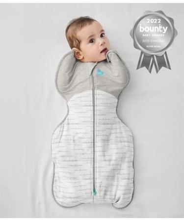 Love To Dream Swaddle UP Baby Sleeping Bag - Self-Soothing Swaddle for Newborns | Snug Fit, Improved Sleep, Calming Startle Reflex | Newborn Essentials for Baby | Medium White 6-8.5kg - Buy Online on GoSupps.com