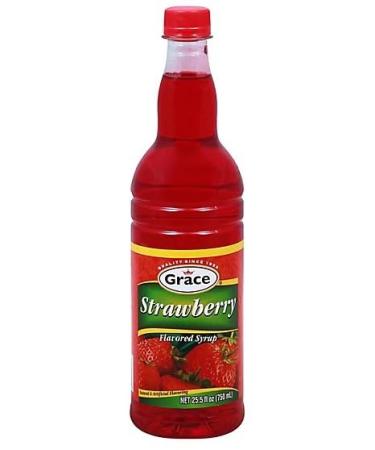 GRACE STRAWBERRY SYRUP 25.5 OZ