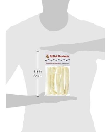 Natural Rawhide Dog Chews Treats Rolls Mint Healthy Food Snacks Pack of 10 by PJ Pet Products - Buy Online on GoSupps.com