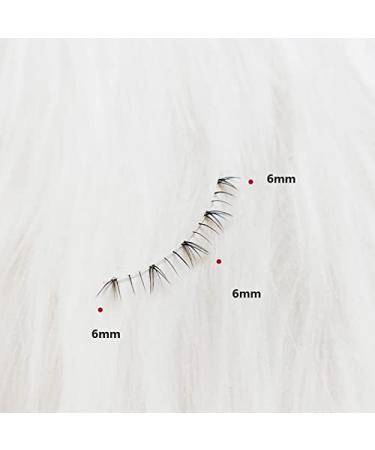 Ultra V-Shaped Lower False Eyelashes - 5 Pairs Clear Band for Natural Naked Eye Makeup - International Shipping Available - Buy Online on GoSupps.com