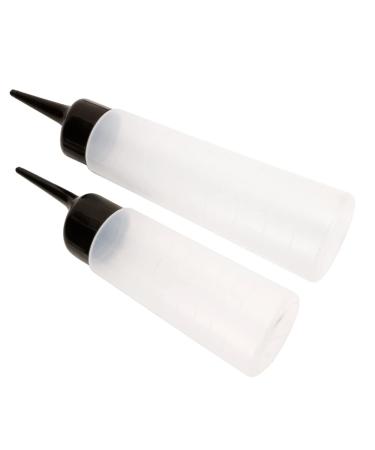 Lasenersm 2-Piece Hair Dyeing & Coloring Bottle Set - 250ml Applicator for Salon & Home Use (Black) - Hair Color & Shampoo Bottles with Scale - Buy Online on GoSupps.com