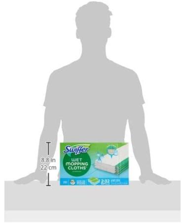 Swiffer Sweeper Wet Mopping Cloths Refills - Open Window Fresh, 64 Count (2 Pack) - Buy Online on GoSupps.com