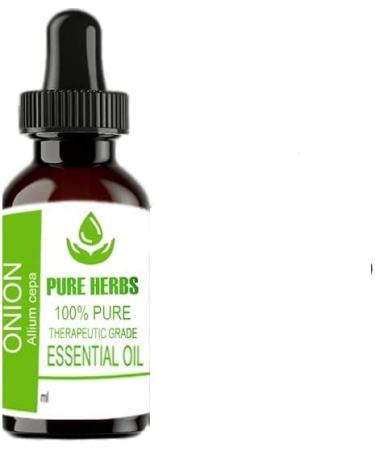 Pure Herbs Onion Essential Oil (Allium Cepa) - 100 ml | 100% Natural & Organic Essential Oil for Hair Growth & Skin Care | International Shipping Available - Buy Online on GoSupps.com