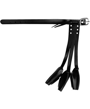 Leather Three Finger Tab Protector for Recurve Bow - Shooting Gloves Youth/Adult - S Black - Buy Online on GoSupps.com