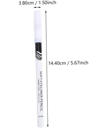 Healvian 48 Pcs Eyeliner Pencil Gel Eyeliner Iluminador Makeup Woman Wooden Pole White - Buy Online on GoSupps.com